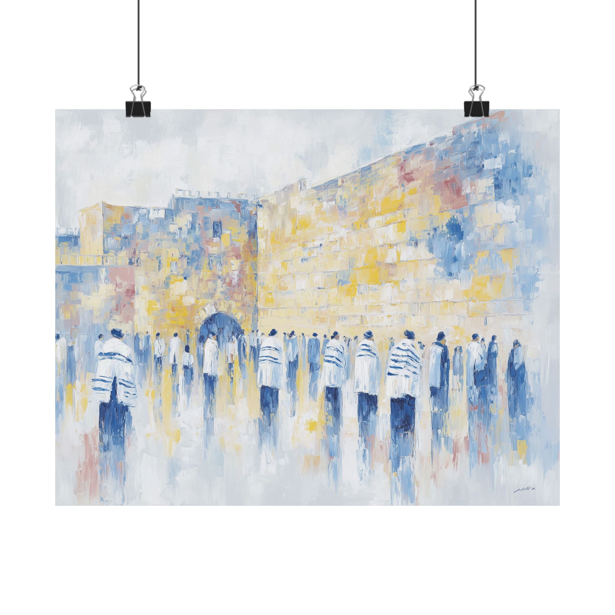 Western Wall Judaica Wall Art Canvas Painting