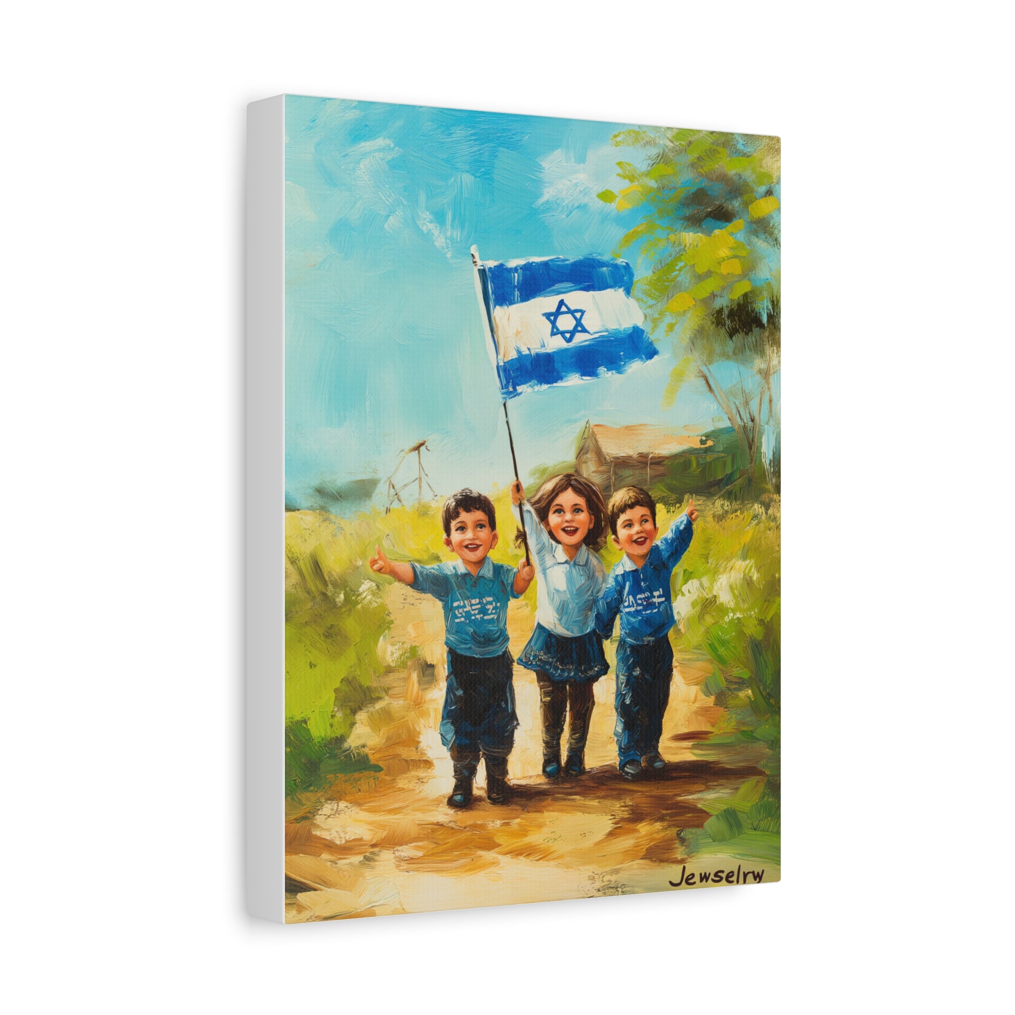 פוסטר אמנות ישראלית אמנות קיר יהודית