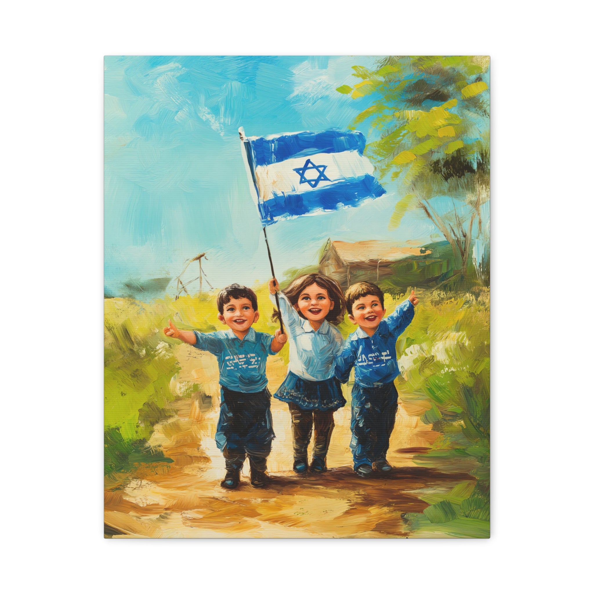 פוסטר אמנות ישראלית אמנות קיר יהודית