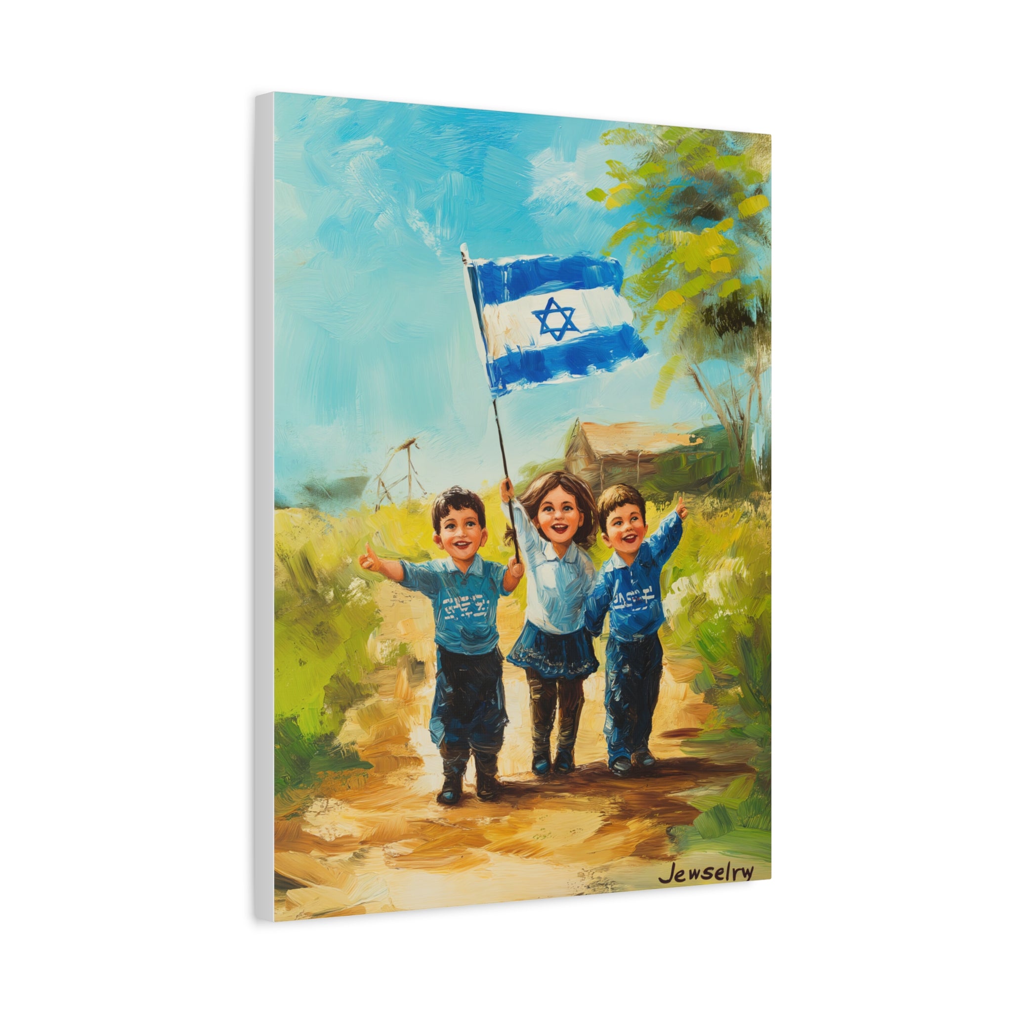 פוסטר אמנות ישראלית אמנות קיר יהודית