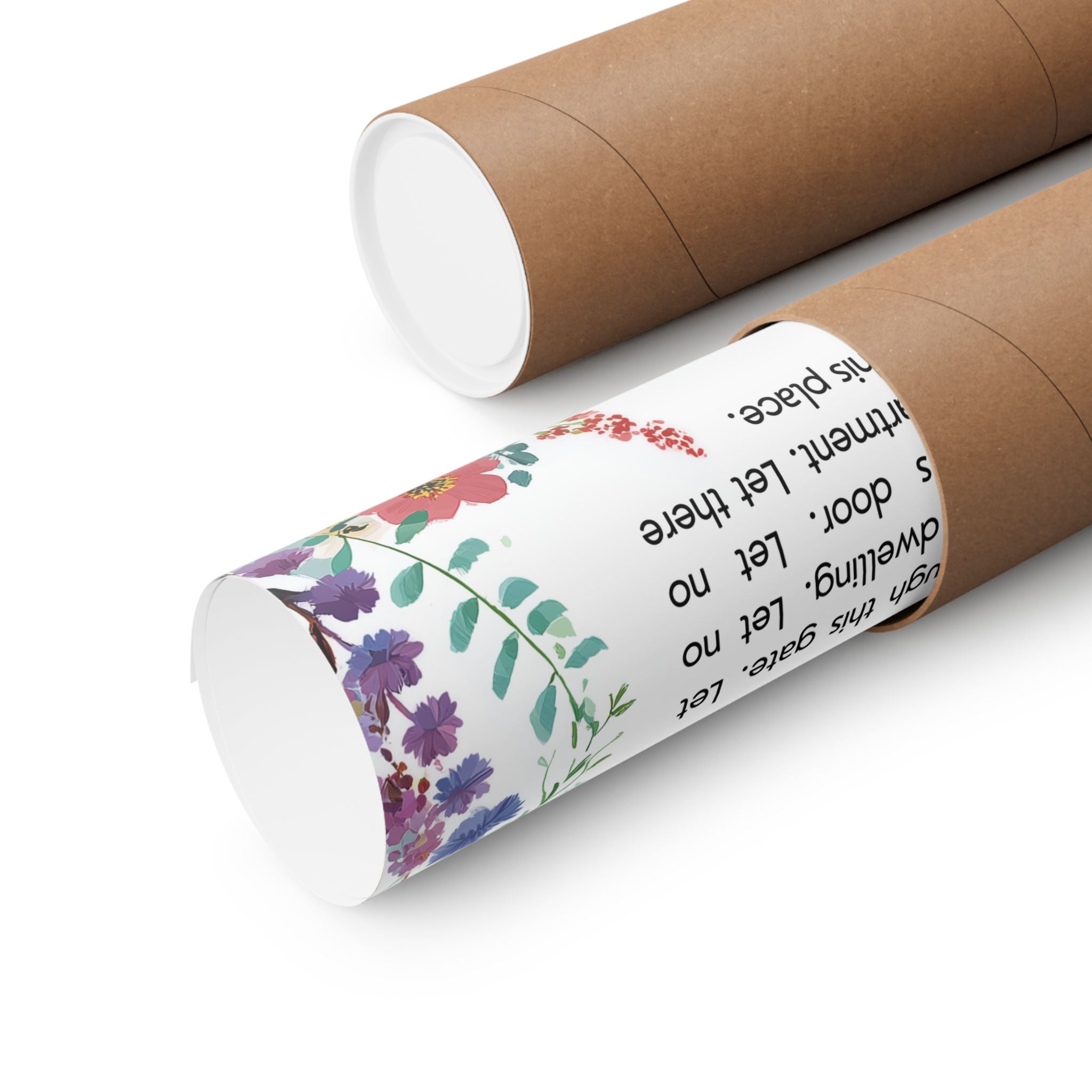 פוסטר שלט אמנות יודאיקה ברכת הבית