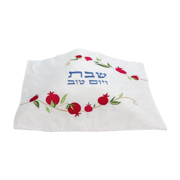 יאיר עמנואל כריכת חלה רקומה לפרשה כיסוי חלה לראש השנה מתנה ליהודי מתנה יודאיקה מתנה יהודית לאמנותה הישראלית