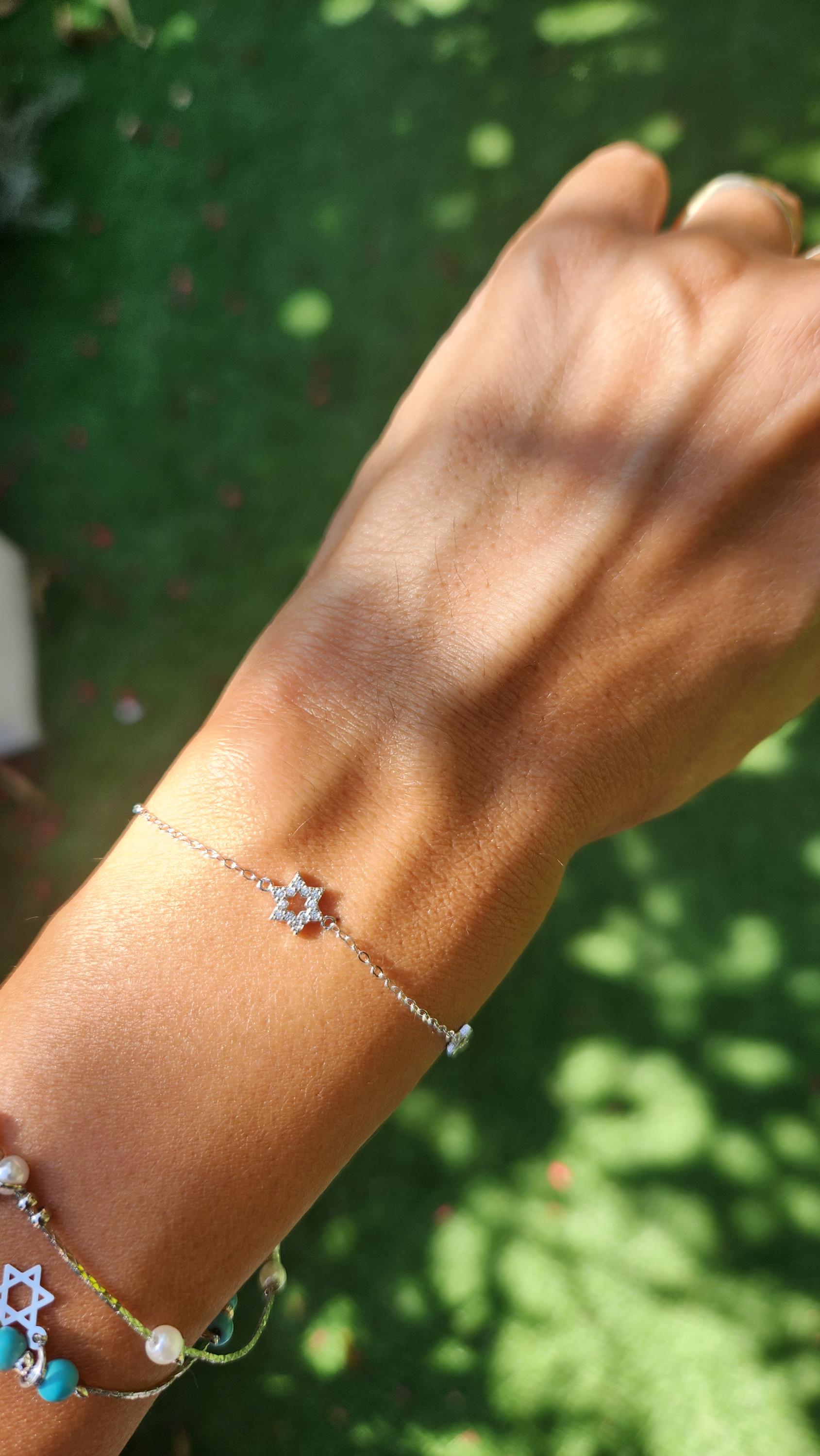 Magen David Bracelet 925 Sterling Silver Bracelet