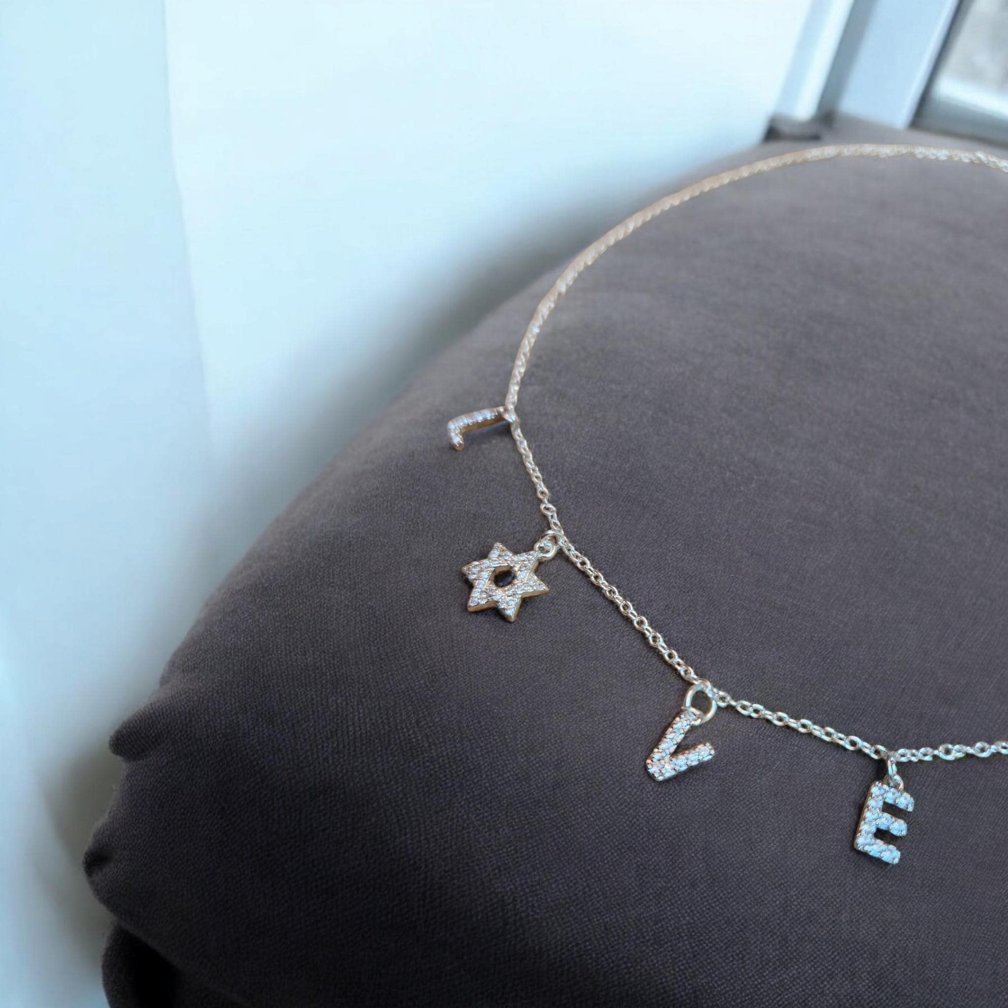שרשרת מגן דוד של CZ LOVE