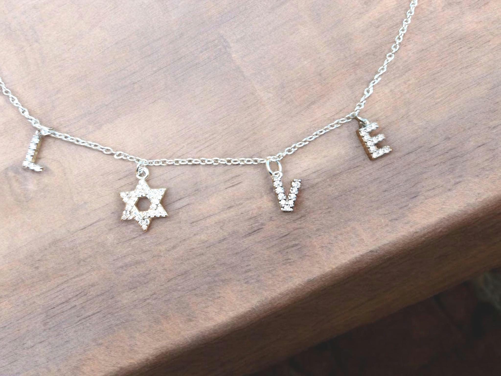 שרשרת מגן דוד של CZ LOVE