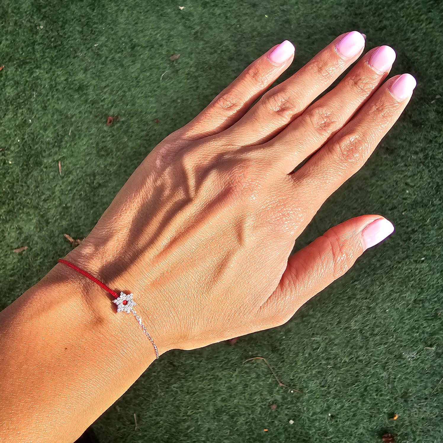 Magen David Bracelet Israel Bracelet 925 Sterling Silver Bracelet