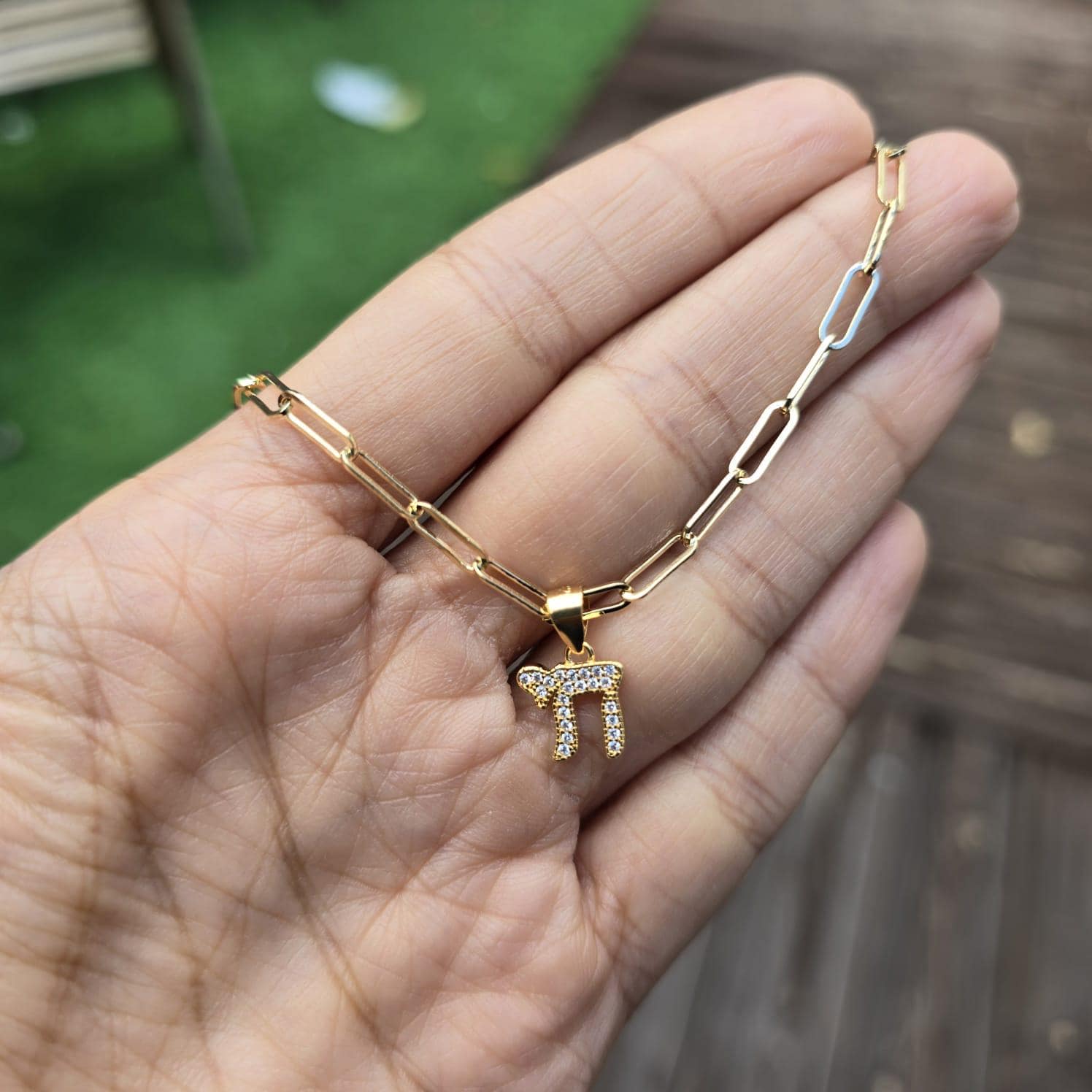 I stand with Israel Chai Necklace Israel Jewelry Am Yisrael Chai Jewelry Judaica Jewelry Made in Israel Necklace Jewish Jewelry