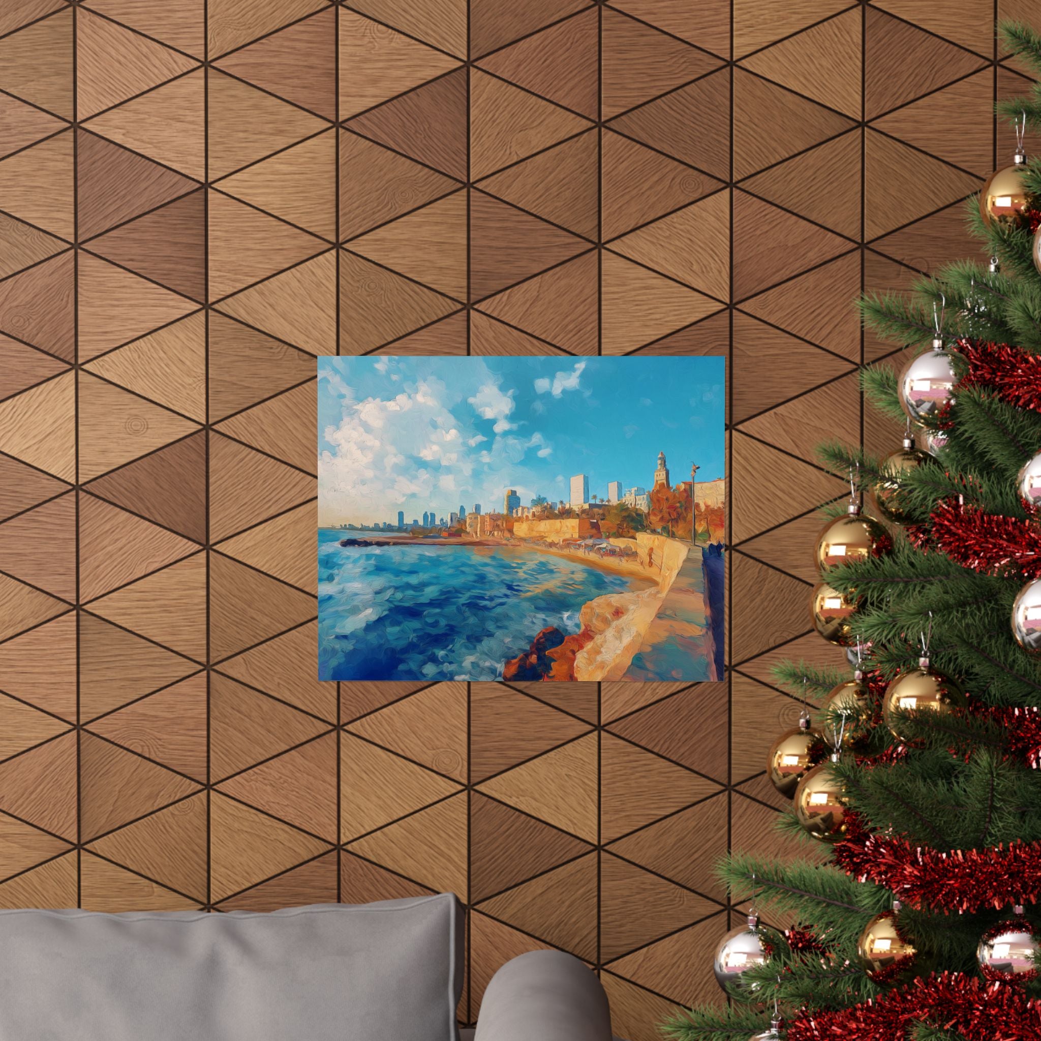 Judaica Wall Art Decor Tel Aviv Jaffa Wall Art Print