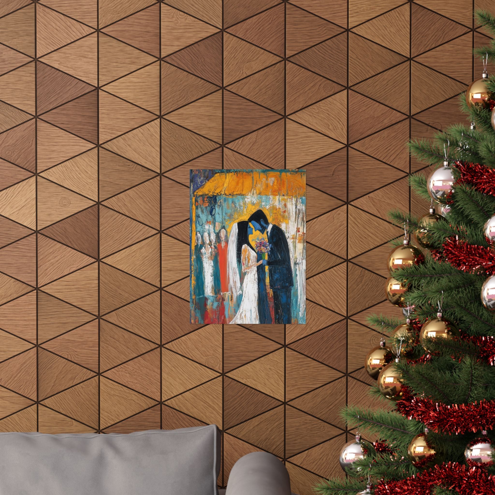 קישוטי קיר לחתונה יהודית תחת חופה, אמנות יודאיקה, מתנה