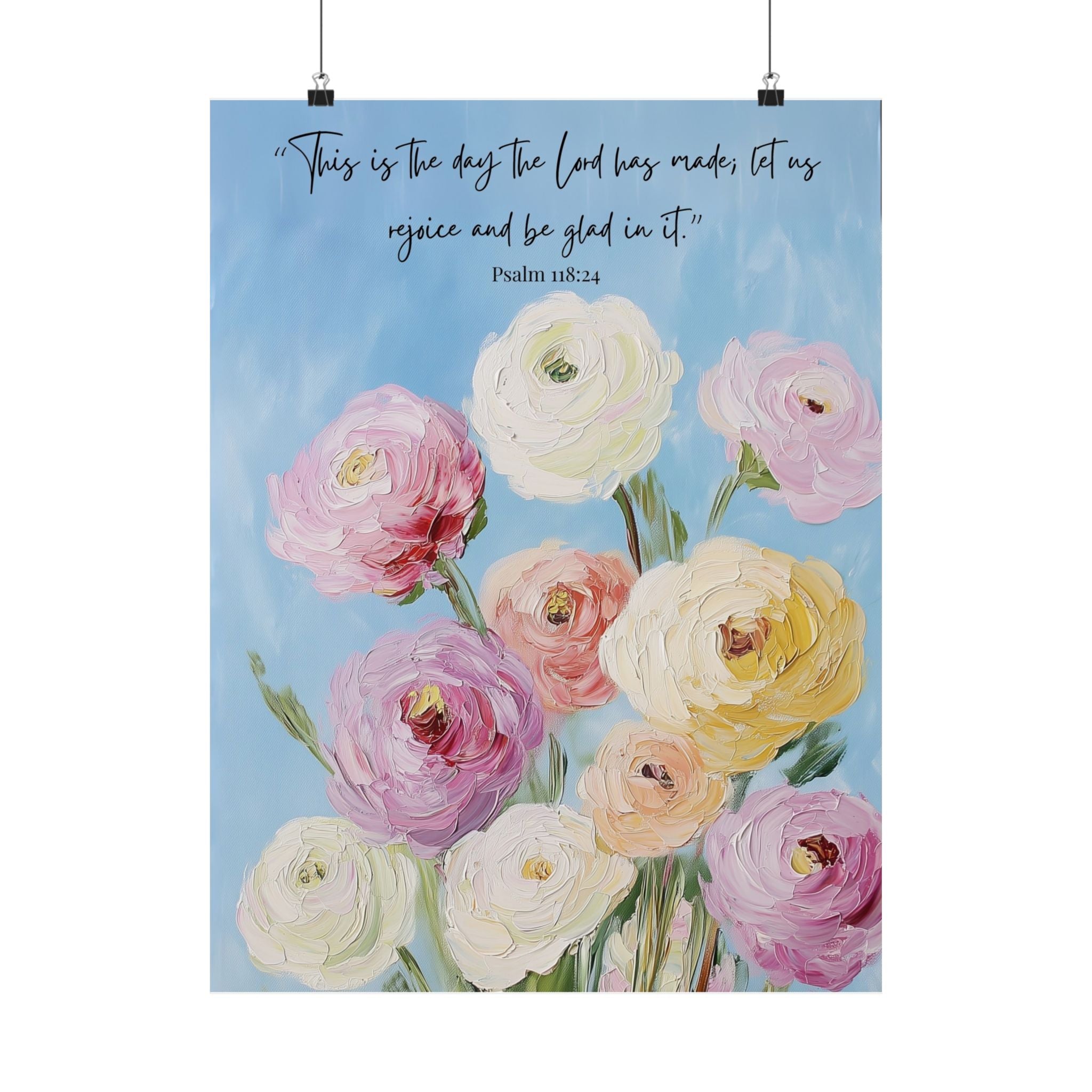 הדפס מעורר השראה יהודית עם מוטיבציה לקיר