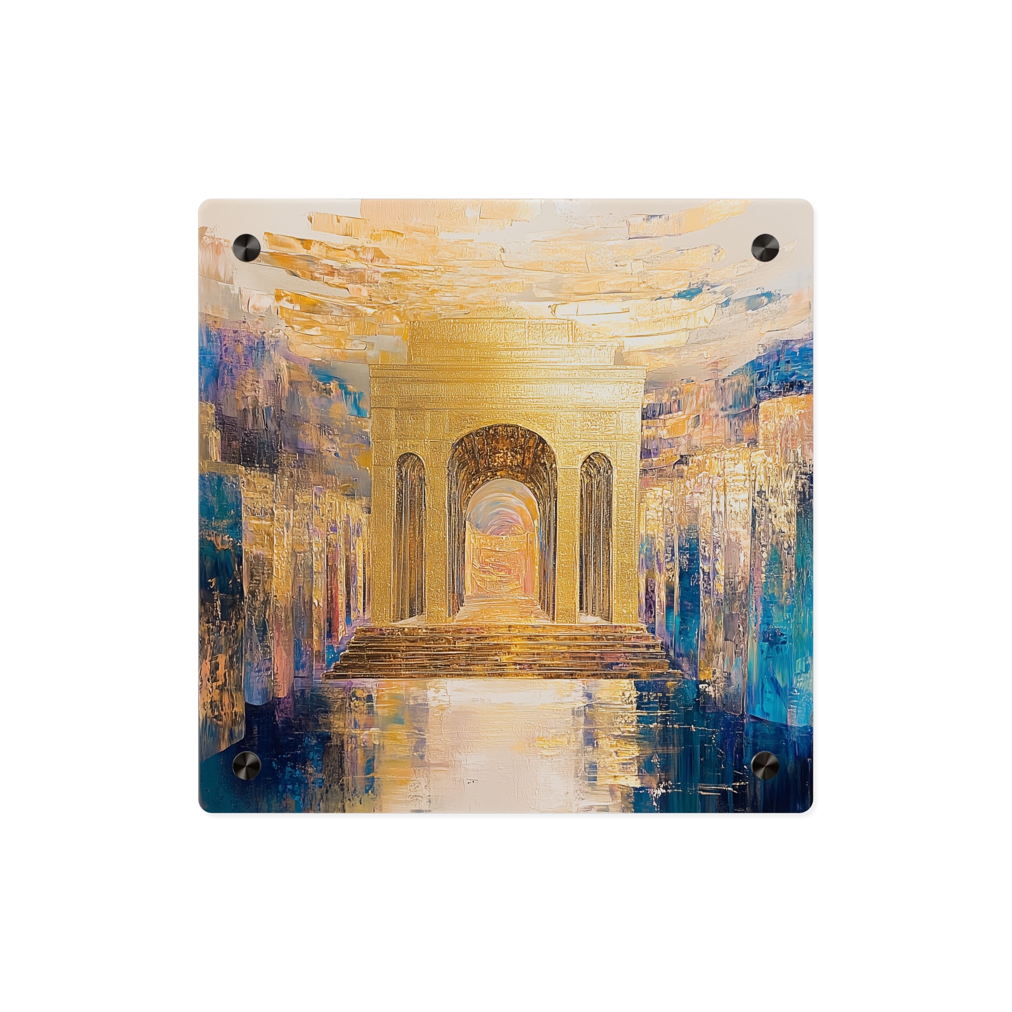 אמנות קיר ישראלית ציור בית המקדש בירושלים