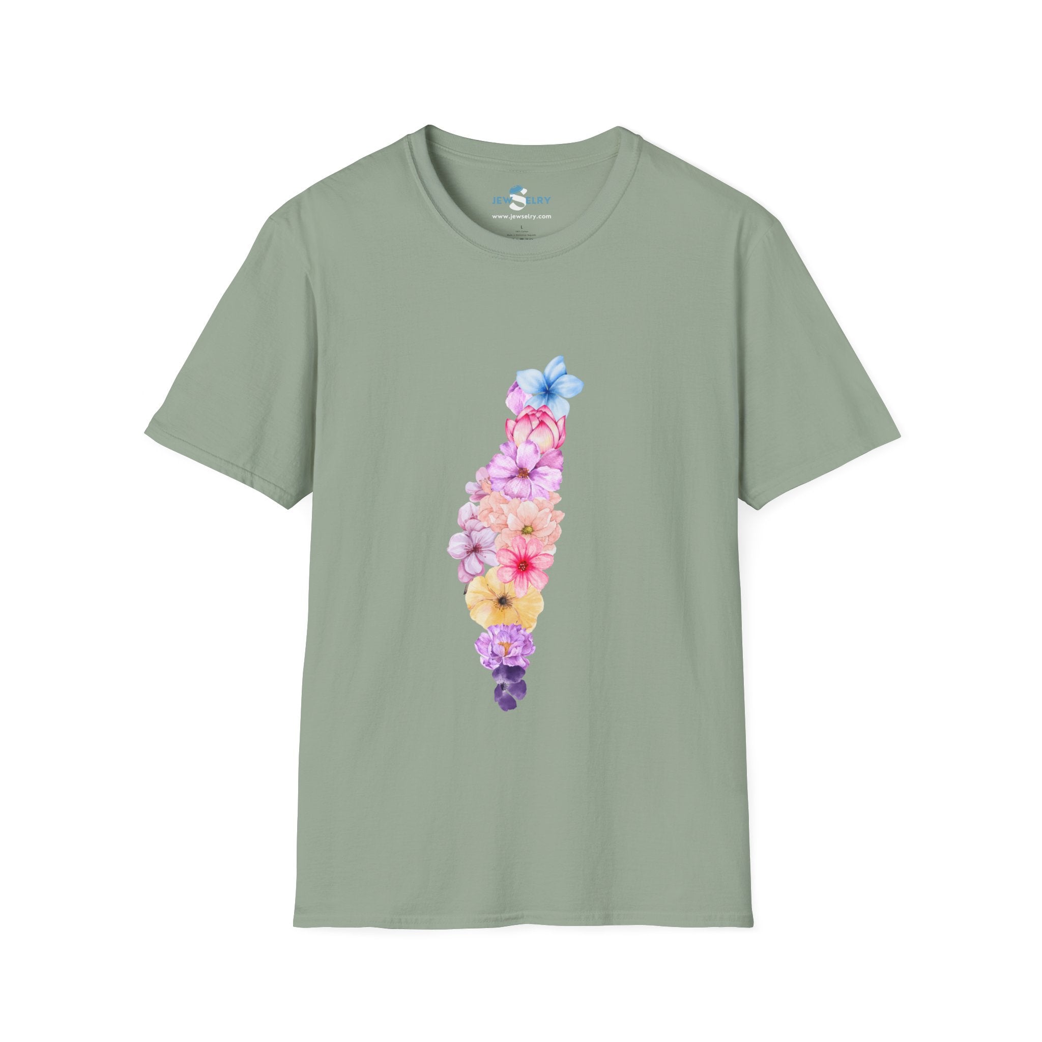 Israel Flowers Tshirt Unisex