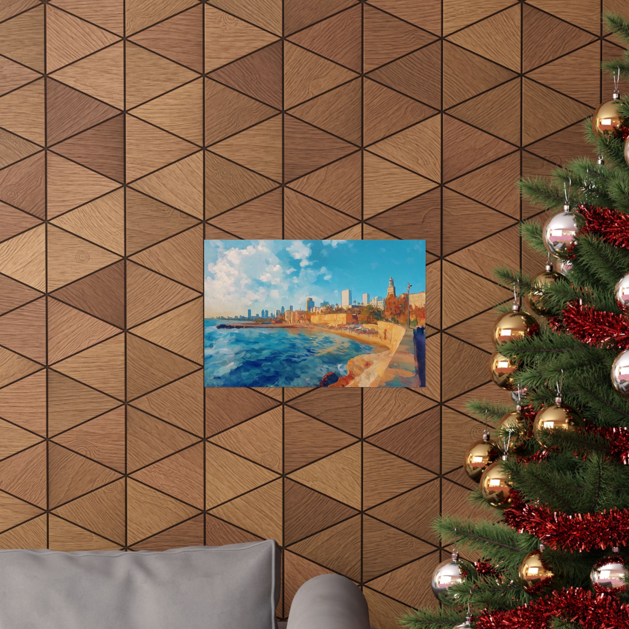 Judaica Wall Art Decor Tel Aviv Jaffa Wall Art Print