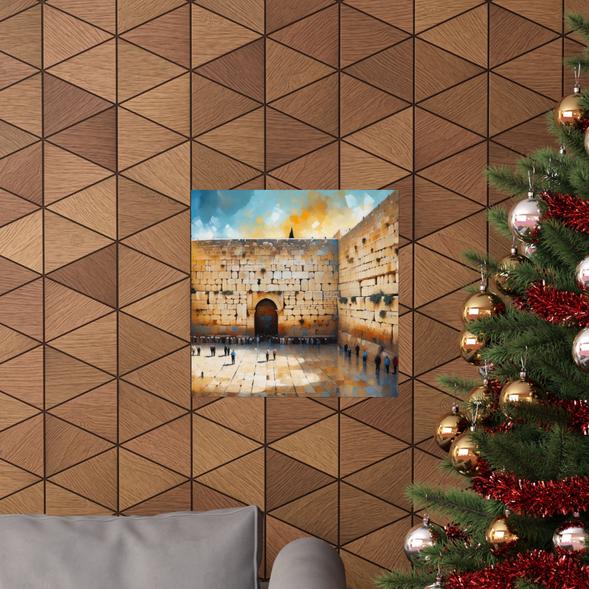 Kotel Oil Painting Print Poster The Western Wall Matte Vertical Posters