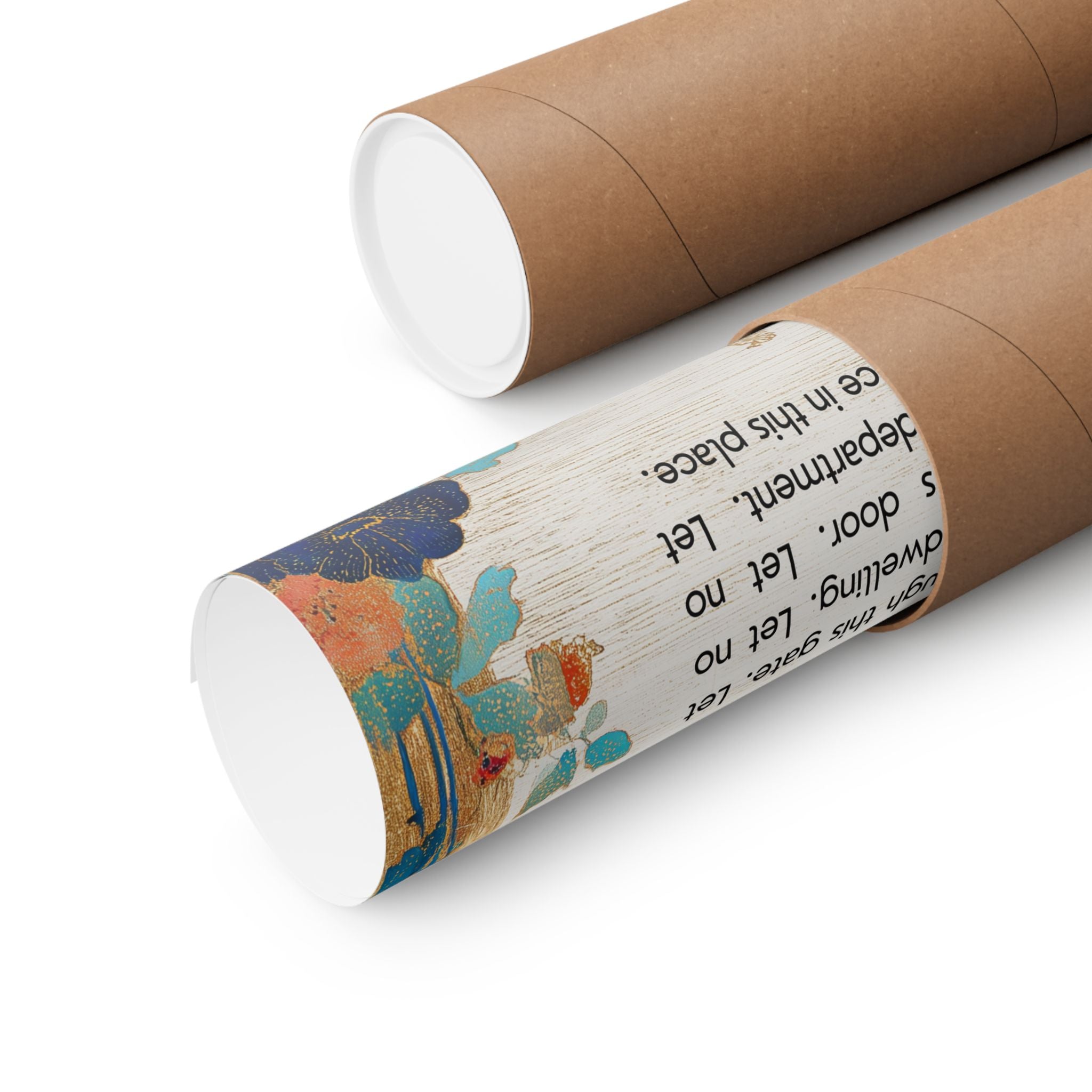 פוסטר ברכת הבית לפרחי בר עברית אנגלית