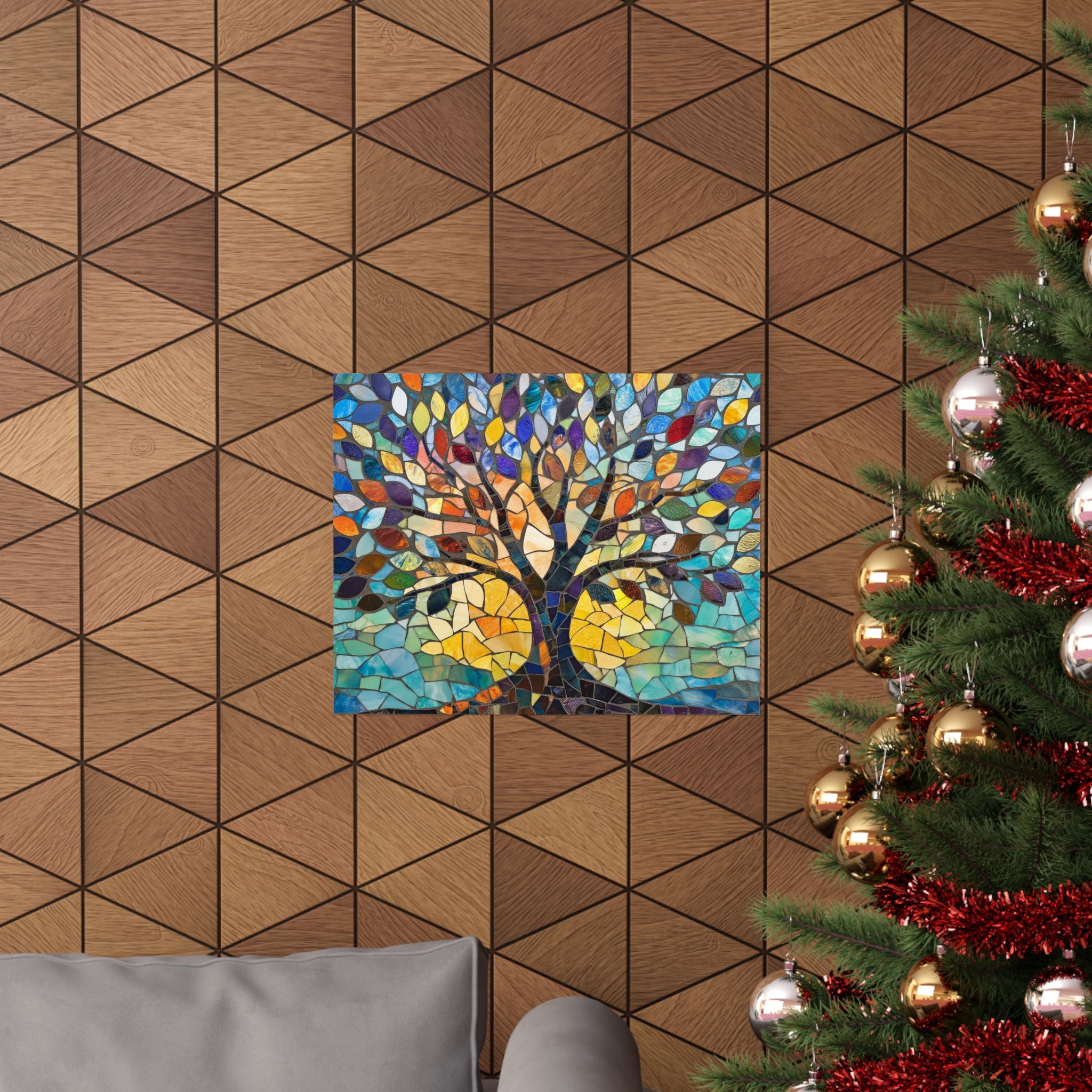 הדפס אמנות קיר עץ החיים פוסטר יודאיקה עיצוב בית יהודי