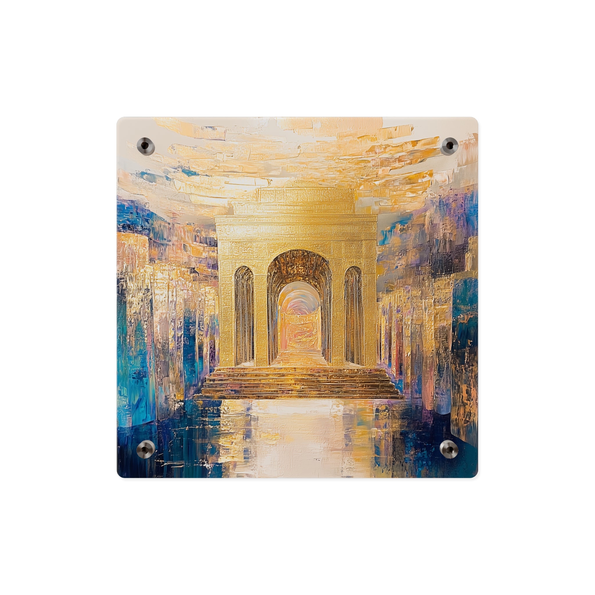 אמנות קיר ישראלית ציור בית המקדש בירושלים