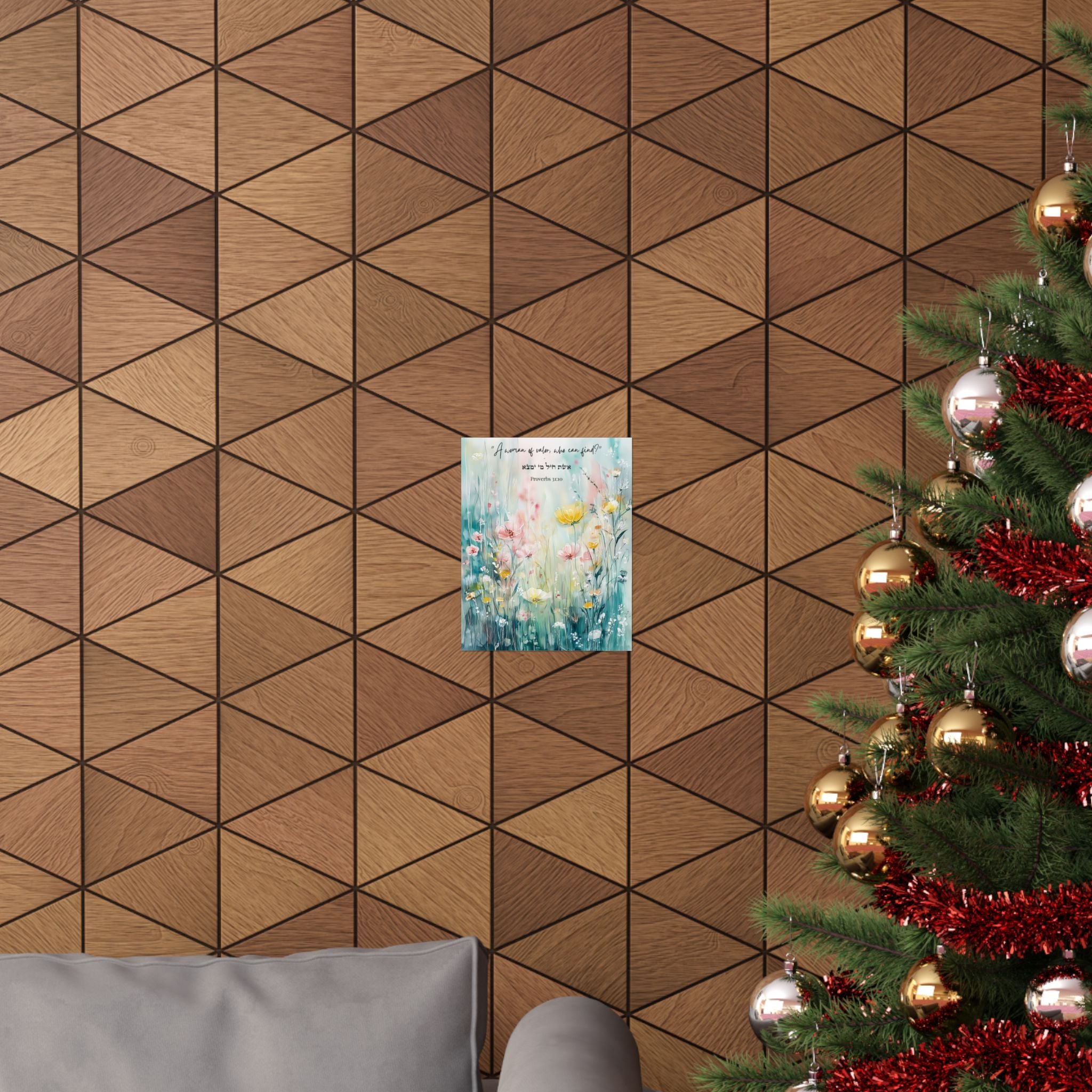 אמונה על פני פחד פוסטר יהודי "לך בשלום יהי אור" אומץ