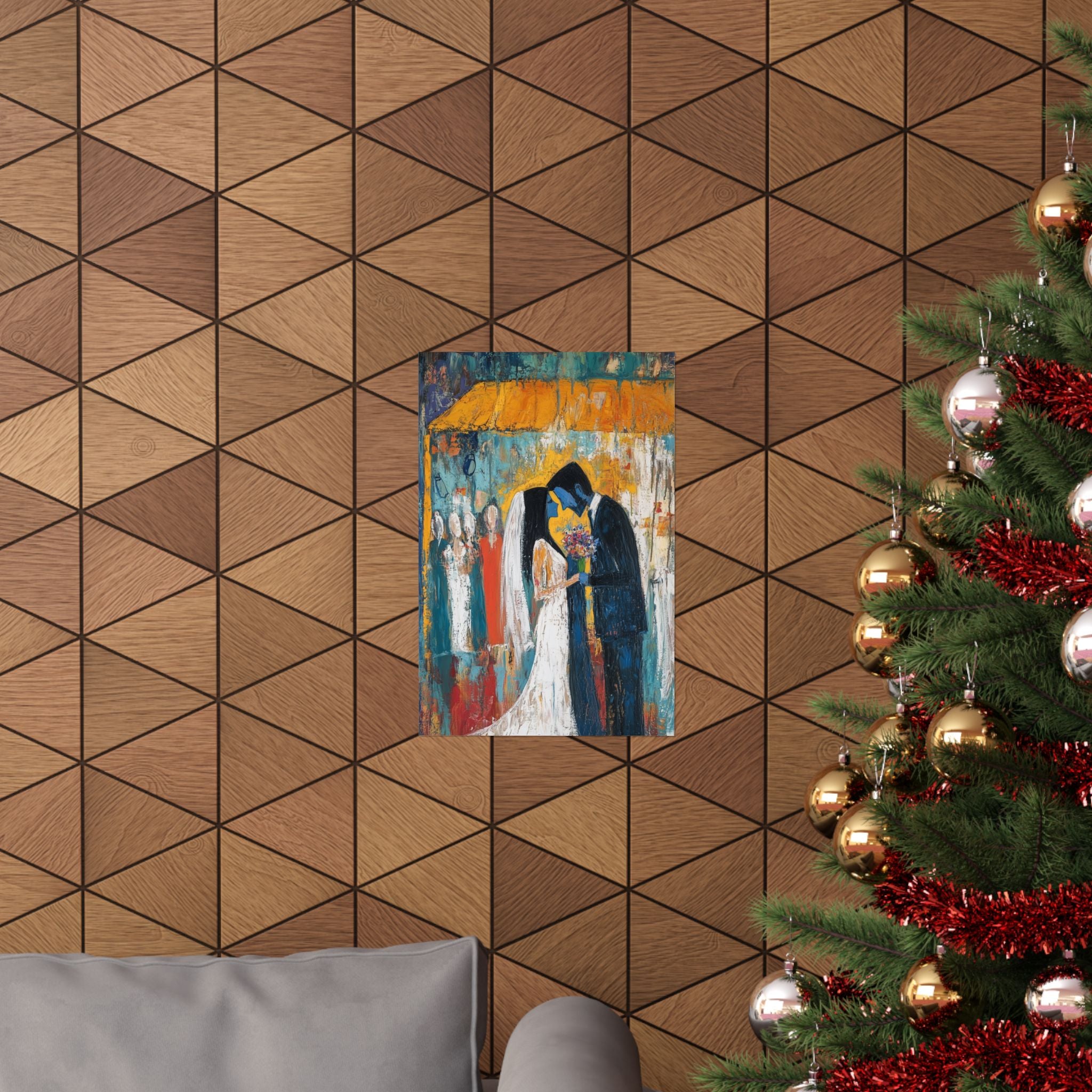 קישוטי קיר לחתונה יהודית תחת חופה, אמנות יודאיקה, מתנה