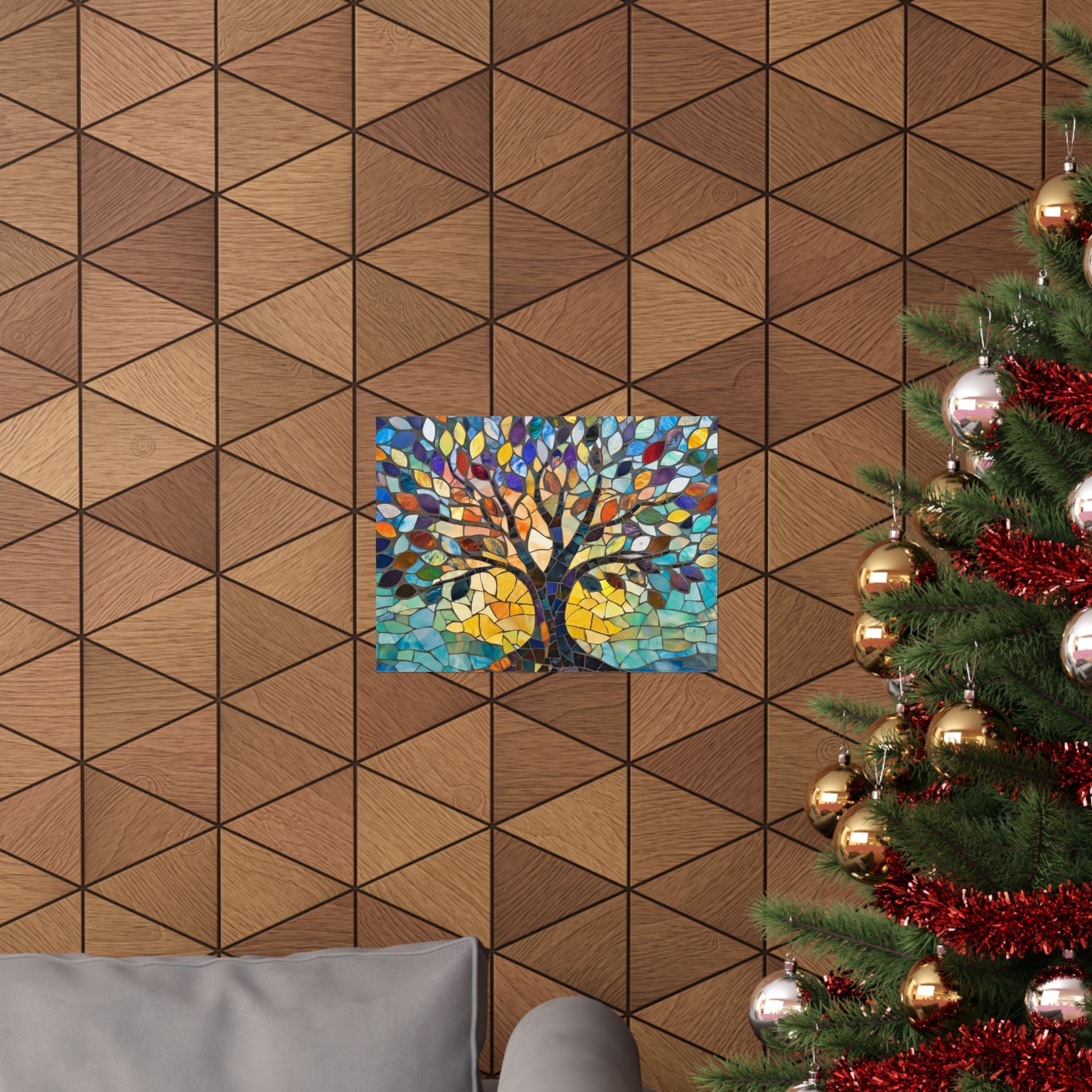 הדפס אמנות קיר עץ החיים פוסטר יודאיקה עיצוב בית יהודי