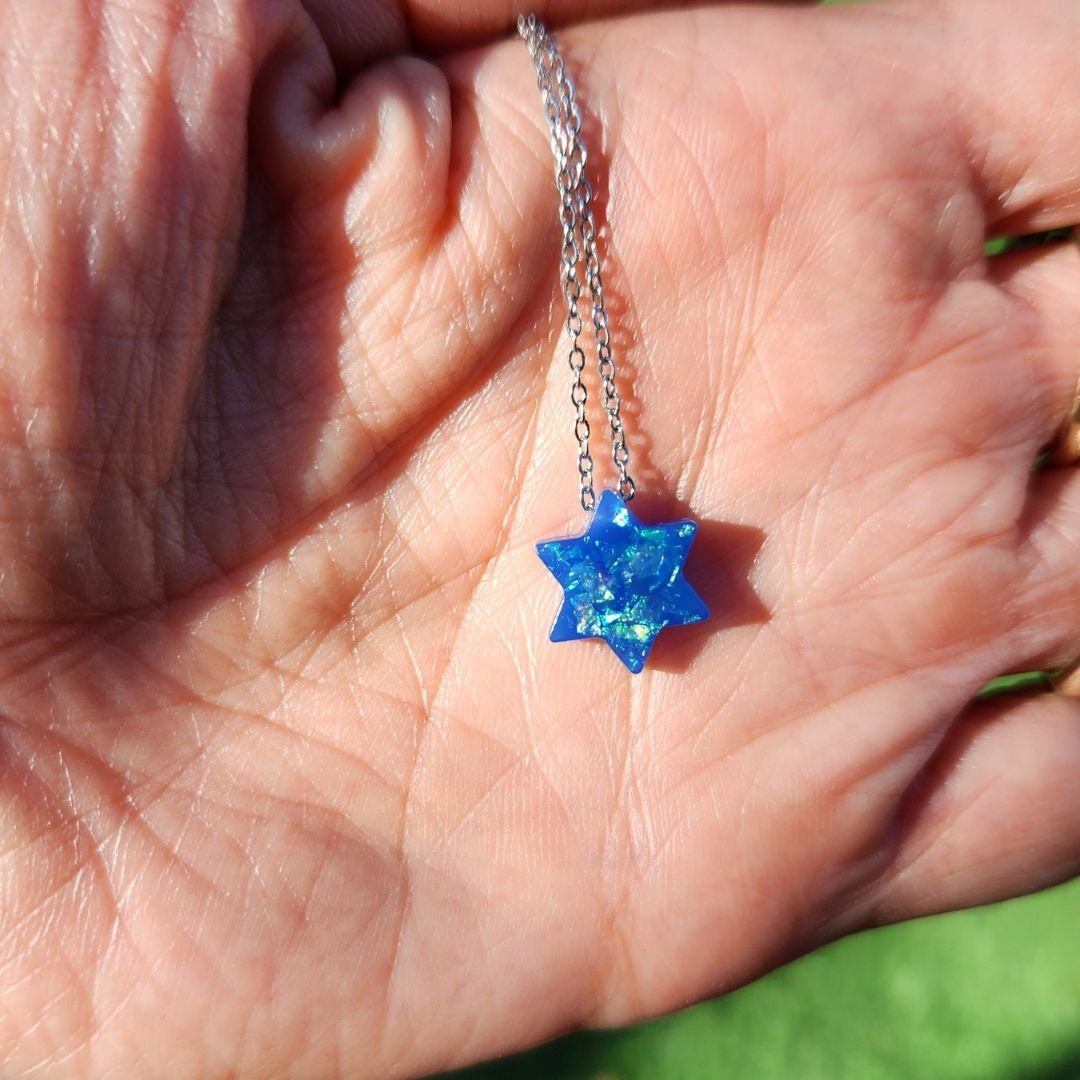 Jewish Necklace Jewish Star Necklace