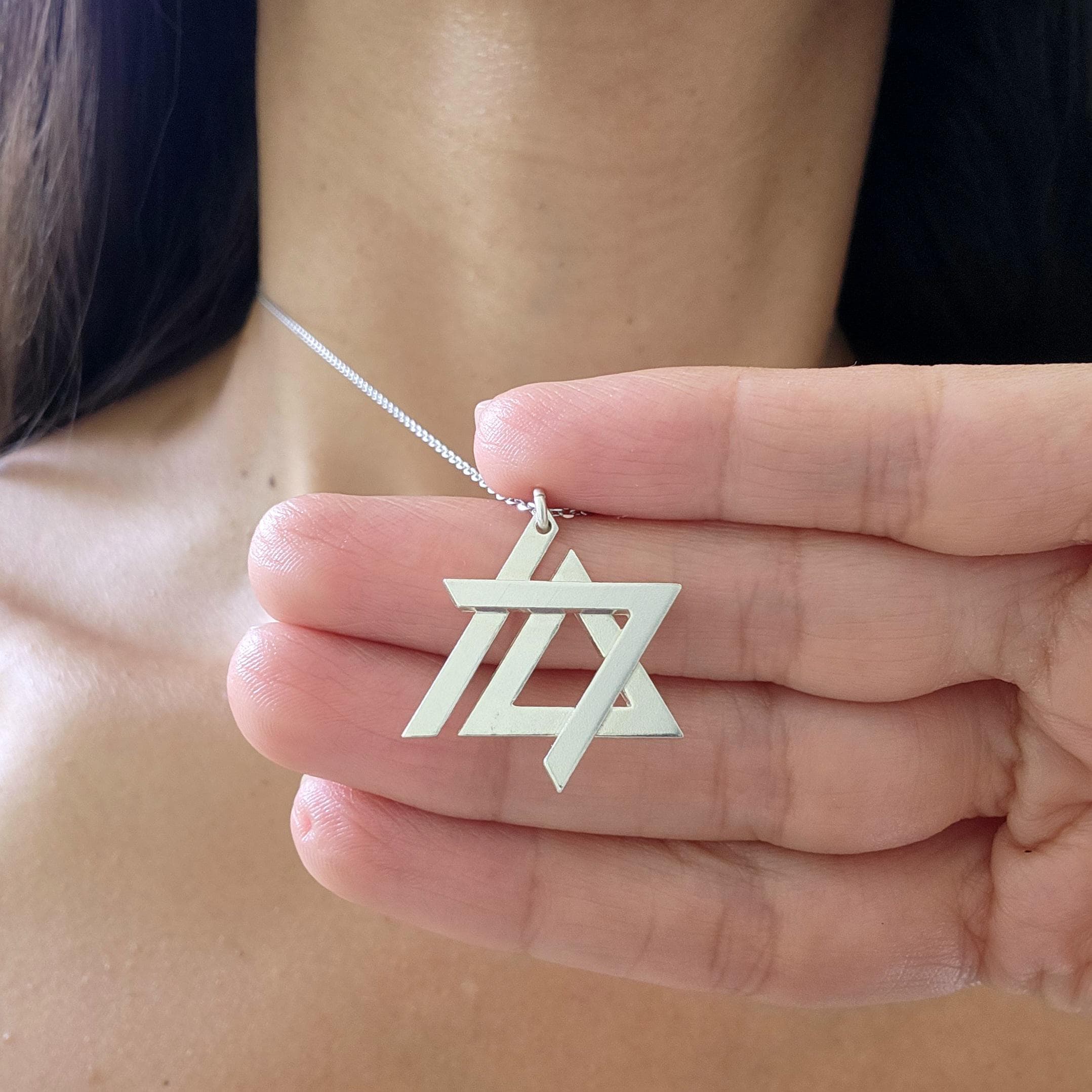 שרשרת ישראל 925 כסף 7 באוקטובר