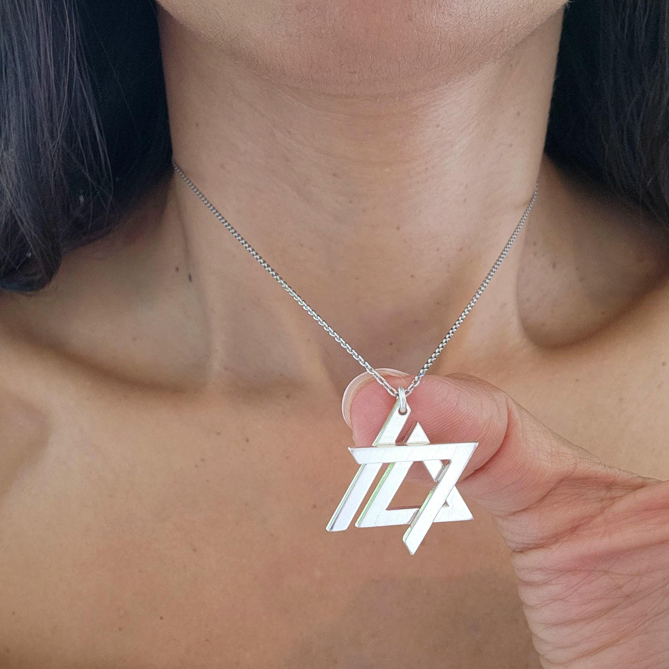 Israel Necklace 925 Silver October 7th