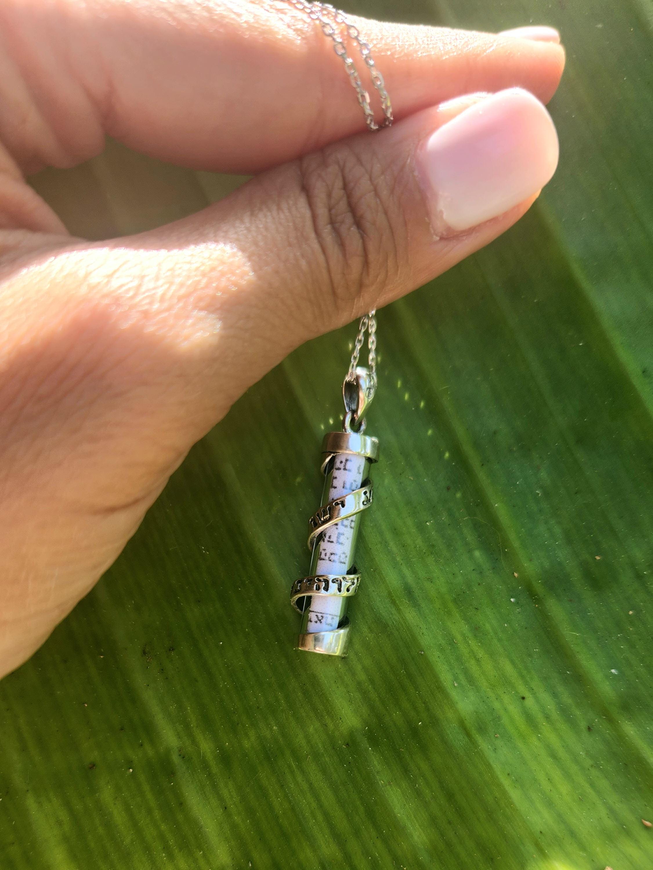 תליון מזוזה מכסף סטרלינג תכשיטי יודאיקה 925 כסף מזוזה ישראל שרשרת מגן דוד שרשרת כוכב יהודי שרשרת תכשיטים ישראלים