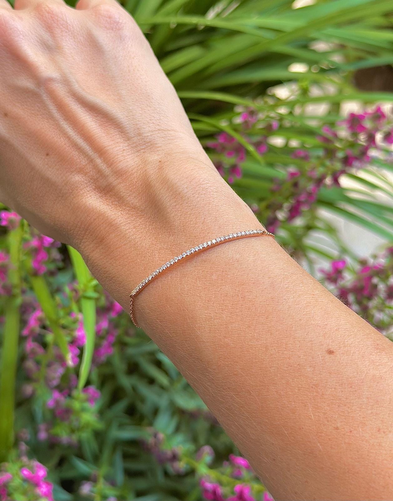 צמיד יהלומים במעבדה 0.4 קראט צמיד יהלומי מעבדה