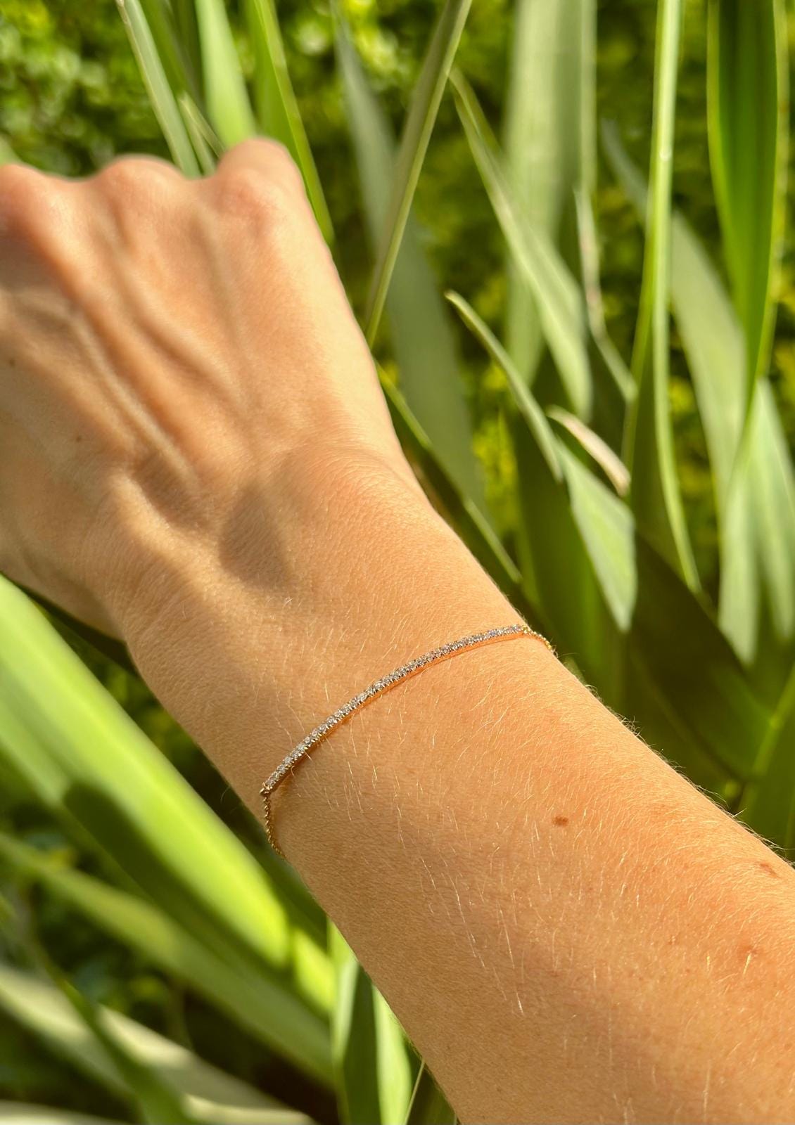 צמיד יהלומים במעבדה 0.4 קראט צמיד יהלומי מעבדה