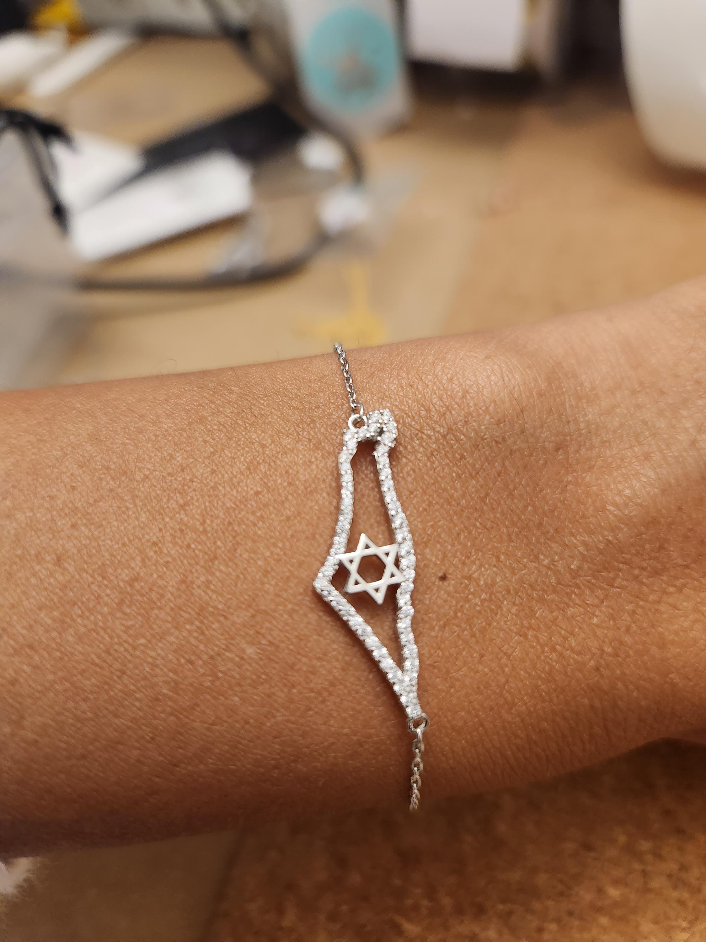 צמיד מפת ישראל