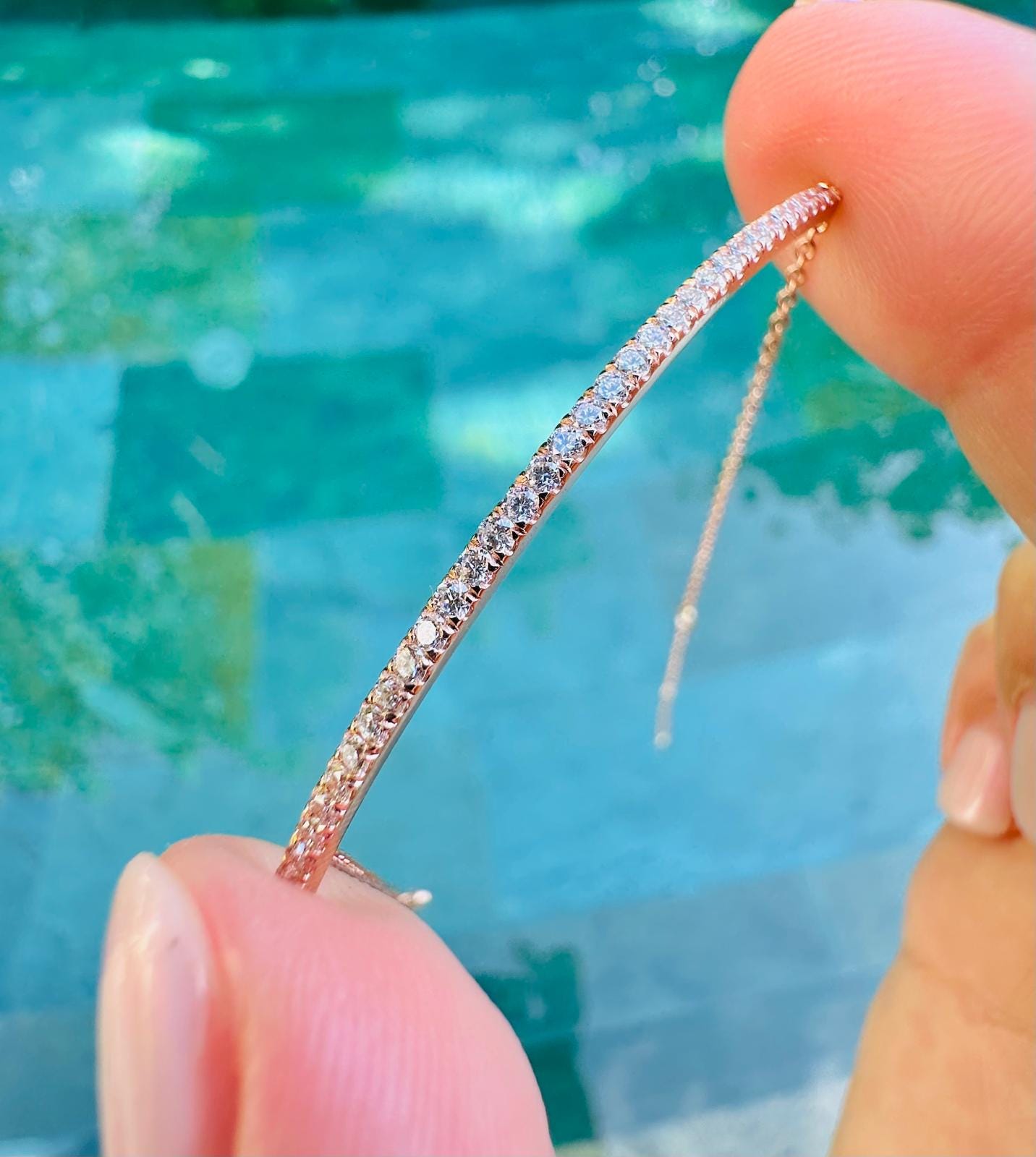 צמיד יהלומים במעבדה 0.4 קראט צמיד יהלומי מעבדה