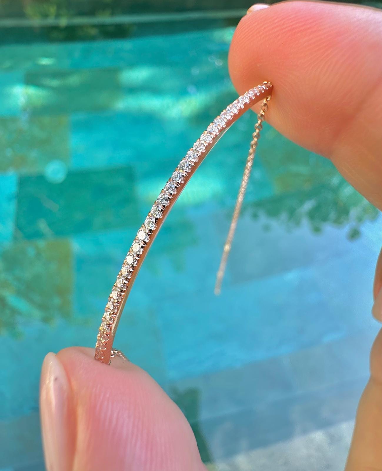 צמיד יהלומים במעבדה 0.4 קראט צמיד יהלומי מעבדה