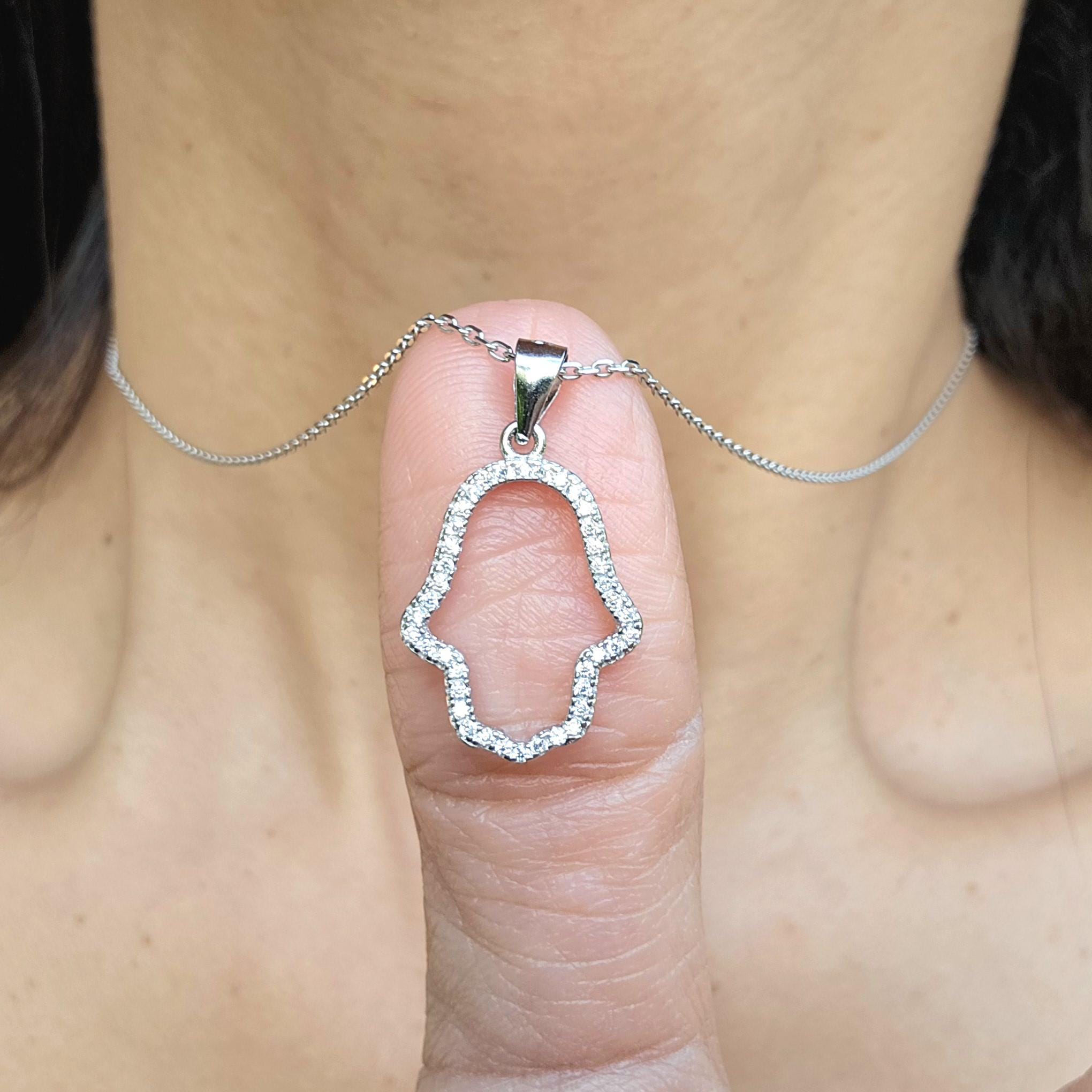 שרשרת חמסה יהלומים תוצרת ישראל