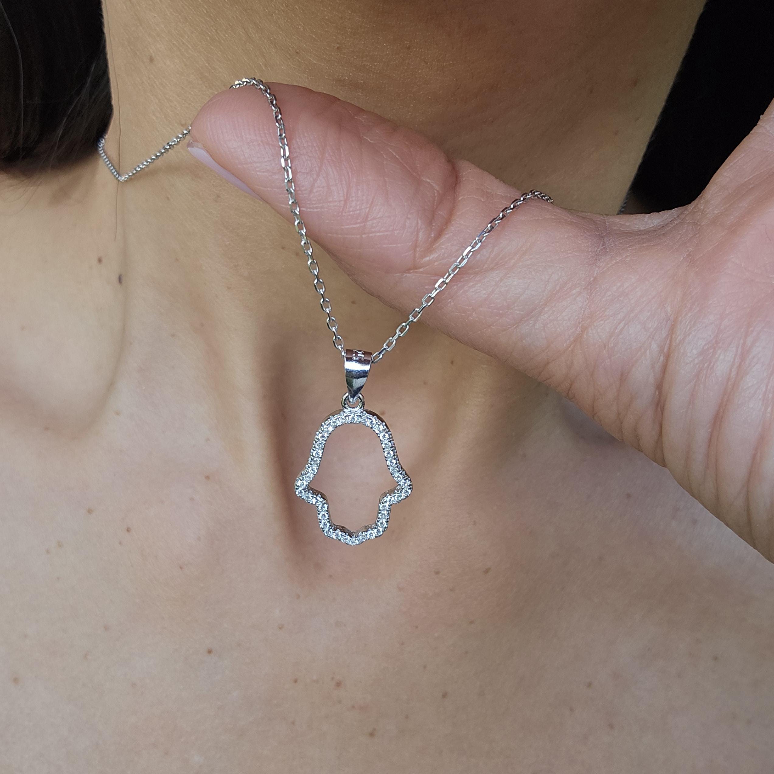 שרשרת חמסה יהלומים תוצרת ישראל