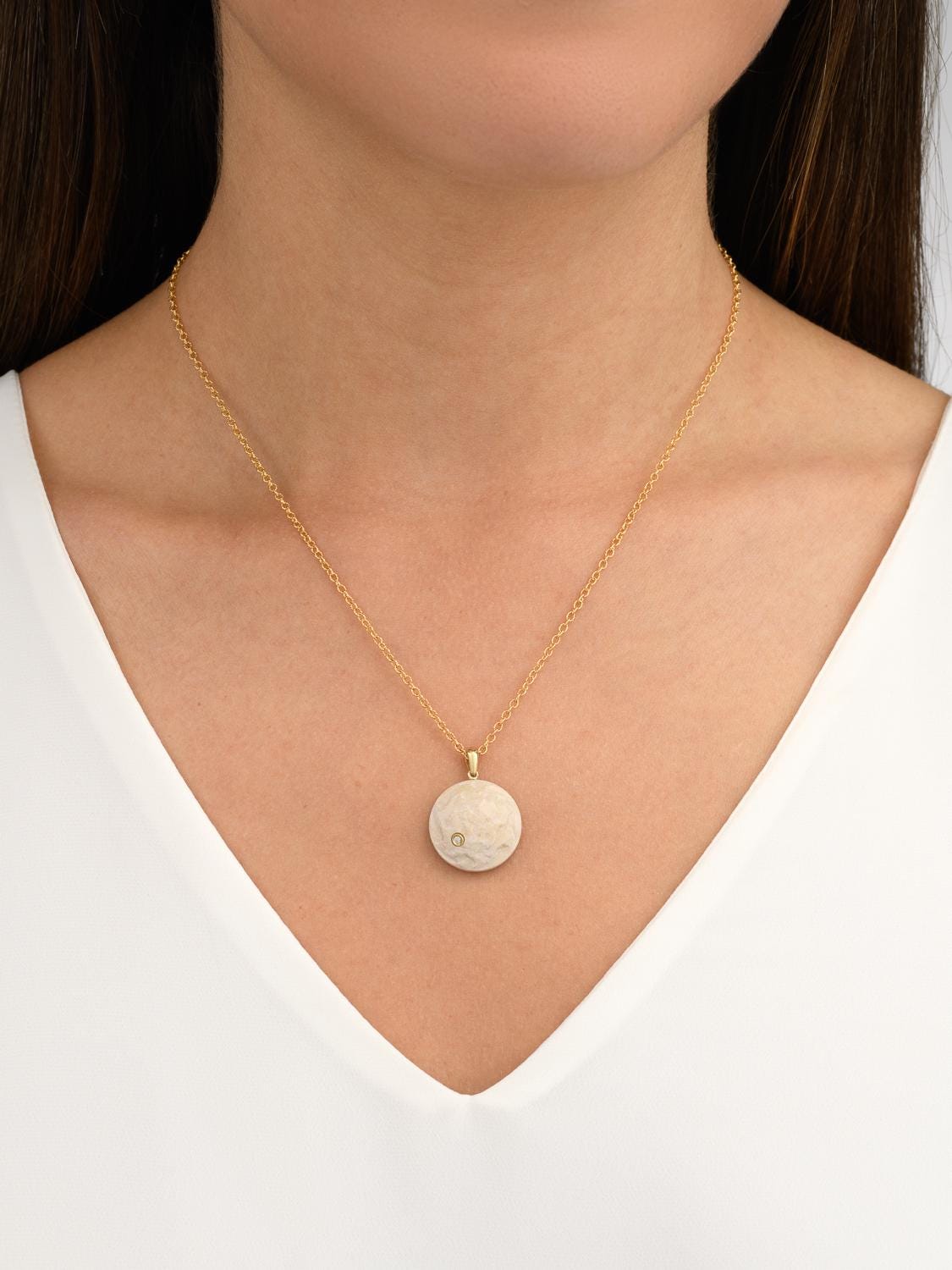 שרשרת אבן ירושלים ישראל שרשרת יהלום זהב הר הבית