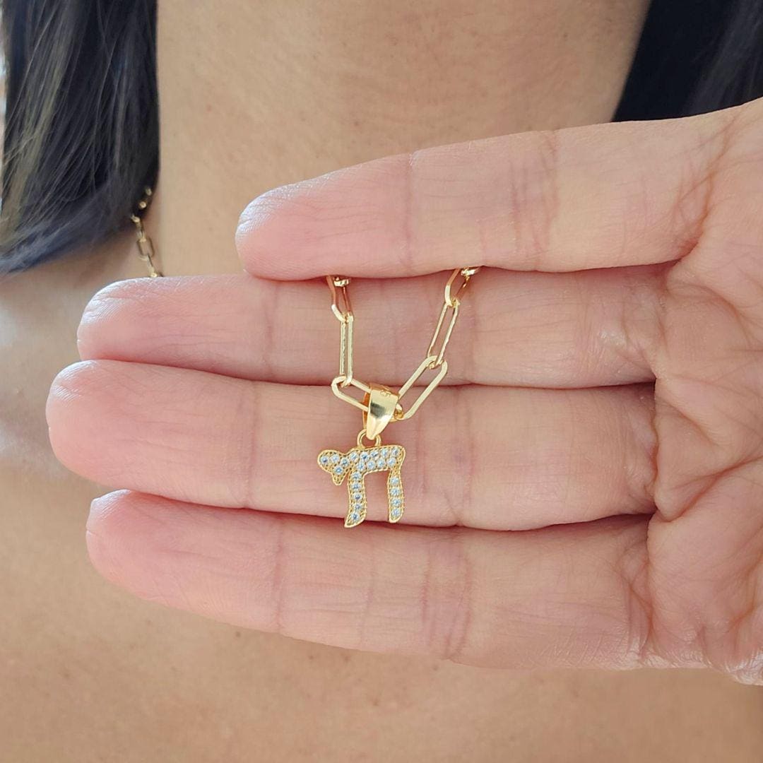 שרשרת צ'אי שרשרת מהדק נייר