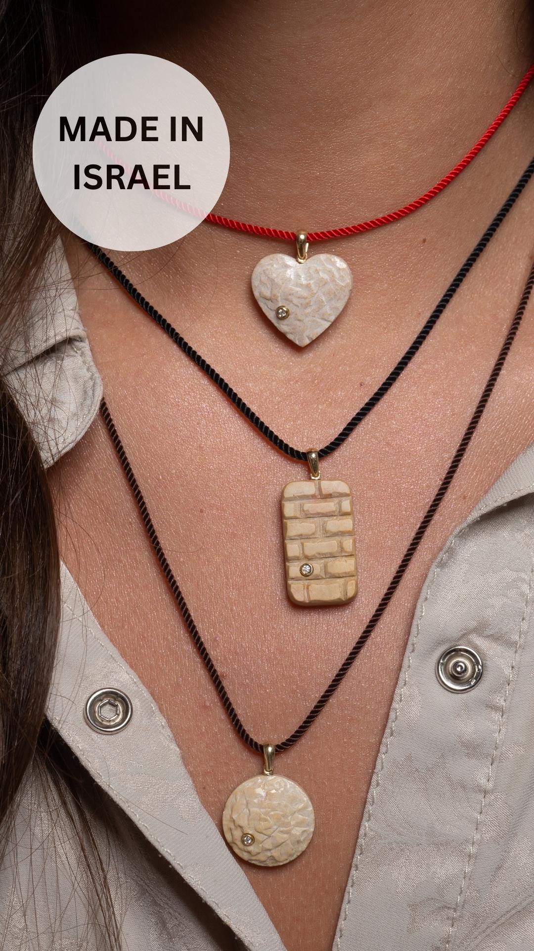 שרשרת אבן ירושלים שרשרת ישראל יהלומים הר הבית